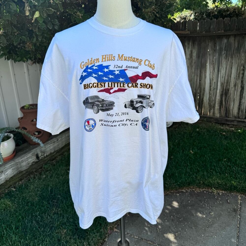 Golden Hills Mustang Club California Car Show 2016 32nd Annual T-Shirt Men's 3XL